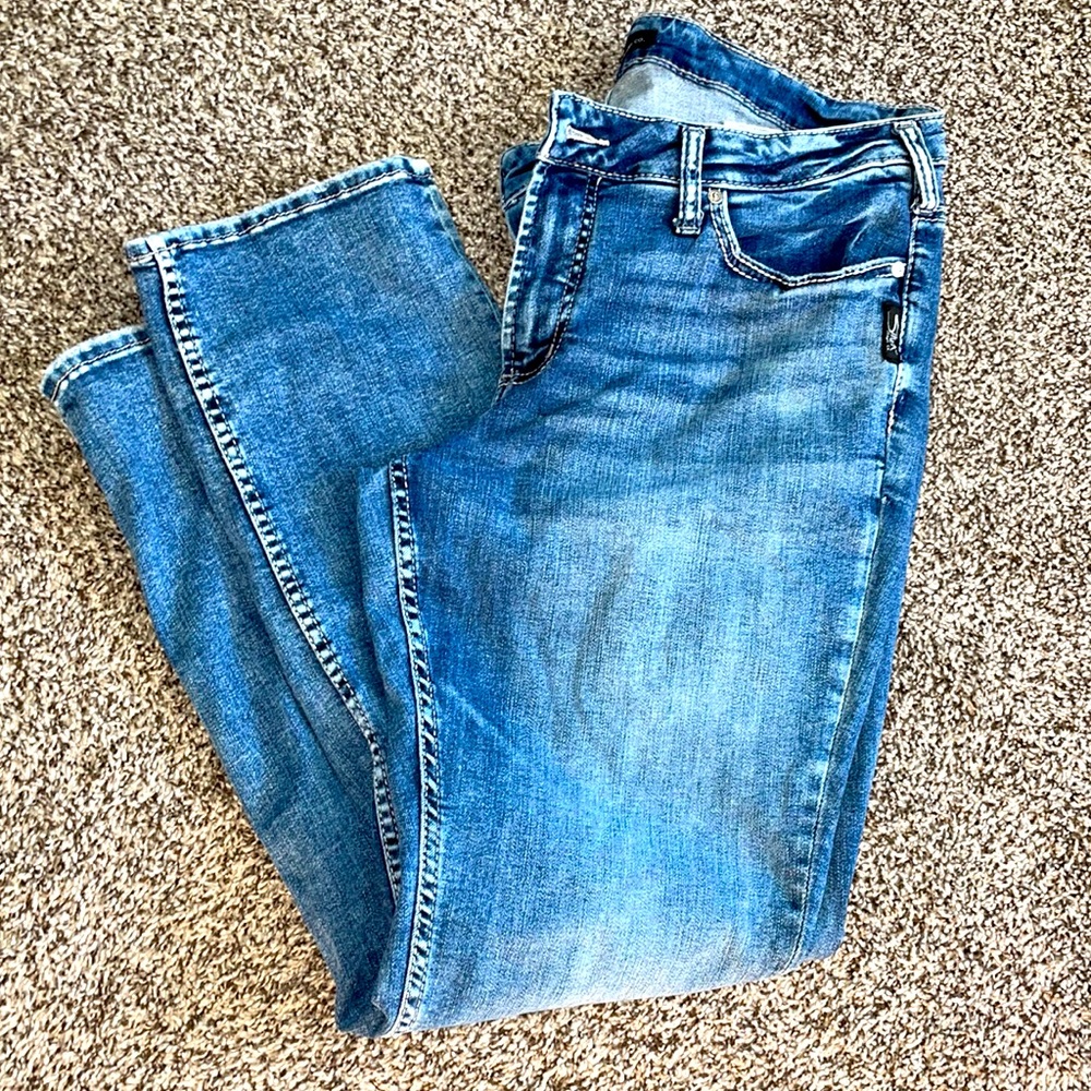 Silver Suki Jeans